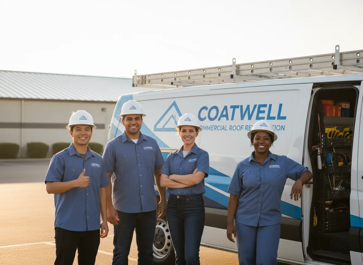 Commercial roof coating company in Latham, OH